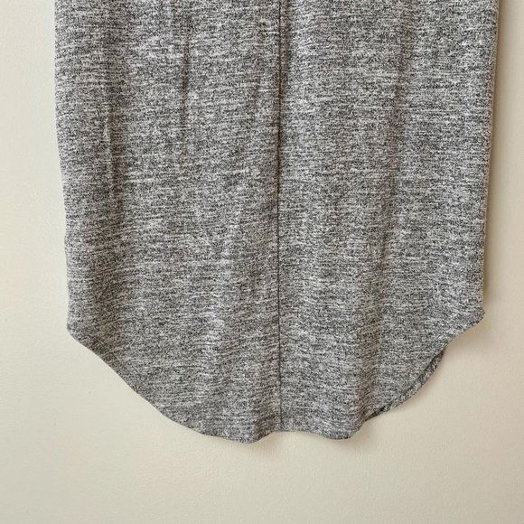 Gap marled gray soft spun V-neck midi dress - Picture 9 of 10